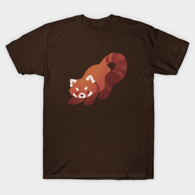 Red Panda 3 T-Shirt by electricgale